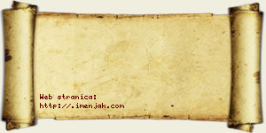 Tamara Ćebić vizit kartica